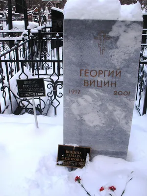 Файл:Памятник Вицину Ваганьковское кладбище.jpg — Википедия