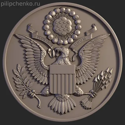 Файл:Great Seal of the United States (obverse).svg — Википедия