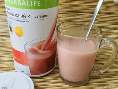 Товары для похудения Herbalife Протеиновый коктейль Формула 1 Клубника -  «Вкусно и питательно с пользой для фигуры» | отзывы