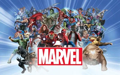 ᐉ Картина постер Gee! Marvel heroes Герои Марвел вселенная 60х40 см  