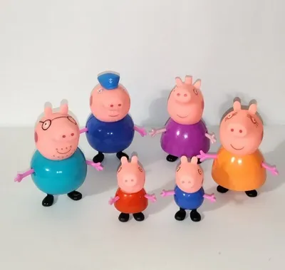 Peppa Pig Игрушки для ванной "Семья Свинки Пеппы" купить в Краснодаре