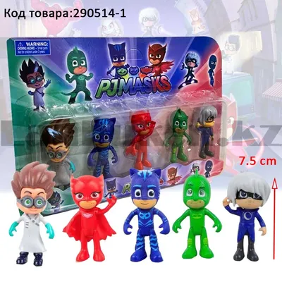 Картинка для торта Герои в масках "PJ Masks" - PT101660 печать на сахарной  пищевой бумаге