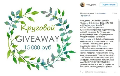 Как удержать новых подписчиков, полученных от проведения спонсируемых  giveaway в Instagram? | Блог GreenSMM