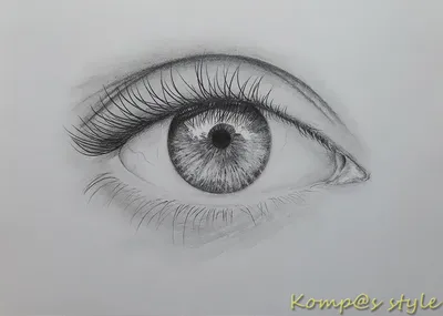 How to Draw ANIME EYE (VERY EASY!) - YouTube