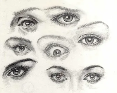 Как рисовать (нарисовать) глаза карандашом - обучающий урок (основы + такой  глаз). - YouTube