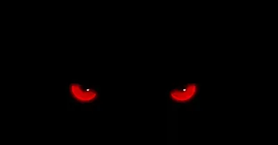 Два красных глаза в темноте - 74 фото