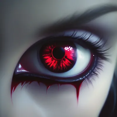 Глаза в вампира» — создано в Шедевруме