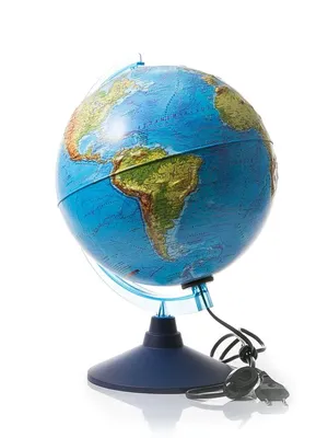 Globen Глобус Земли физический, диаметр 250 мм. - купить с доставкой по  выгодным ценам в интернет-магазине OZON (199618855)