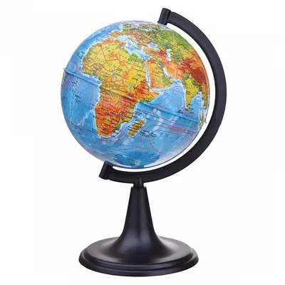 Глобус Globen Земли Интерактивный физико-политический рельефный с  LED-подсветкой 25 см VR очки купить по цене 2421 ₽ в интернет-магазине  Детский мир