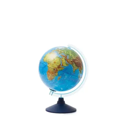 Глобус Земли физико-политический Рельефный Евро диаметр 25 см Ке022500195  купить в Омске - интернет магазин Rich Family