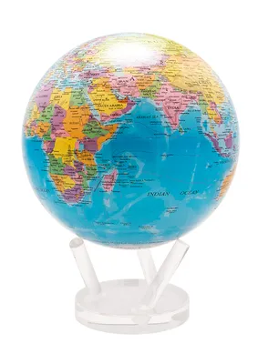 Глобус Земли физико-политический рельефный с подсветкой, D-250 мм - купить  с доставкой по выгодным ценам в интернет-магазине OZON (169965784)
