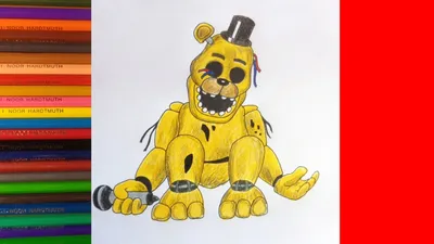 Идеи на тему «Golden Freddy» (87) | ночь, фан арт, рисунки