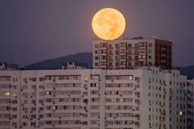 Голубая Луна» попала в объектив новороссийского фотографа