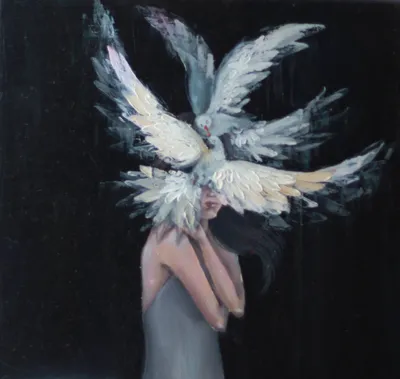 Картина Любовь и голуби ᐉ Зосимова Кристина ᐉ онлайн-галерея Molbert.