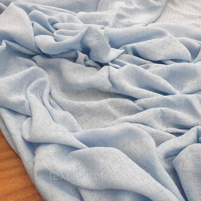Льняная жаккардовая ткань голубого цвета "Чарли": продажа, цена в Украине.  интерьерные ткани купить в интернет магазине в Украине