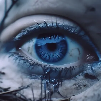 Эстетика голубых глаз» — создано в Шедевруме