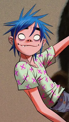 Colorful gorillaz logo with animated characters on Craiyon