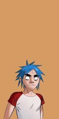 Illustration of 2d from gorillaz on Craiyon