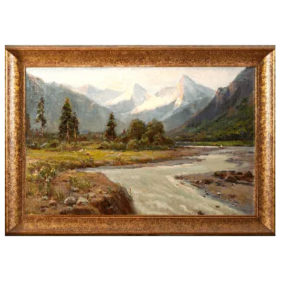 Горный пейзаж, горы, картины художников с видами гор