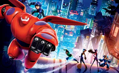 Мультфильм Город Героев Big Hero 6боевая версия Беймакса - Город Героев -  