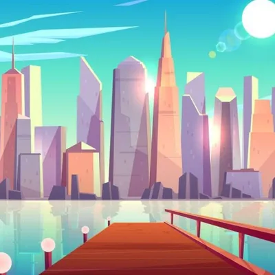 FABULOUS CITY | Step-by-step painting for children🎨 - YouTube