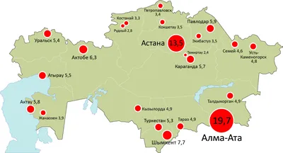 Какие города в Казахстане основаны русскими | Пикабу