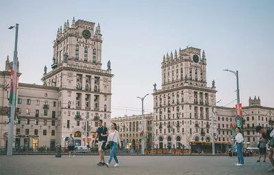 Ворота города Минска - фото и видео достопримечательности Беларуси  (Белоруссии)