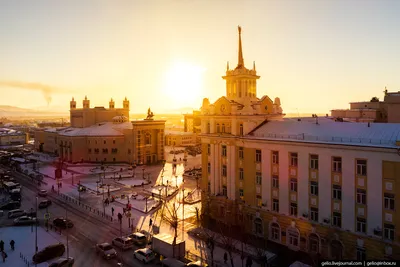 Улан-Удэ с высоты птичьего полета. Центр российского буддизма в фотографиях