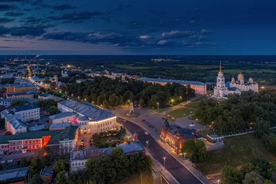 Владимир с высоты на фото и видео путешественников и местных жителей