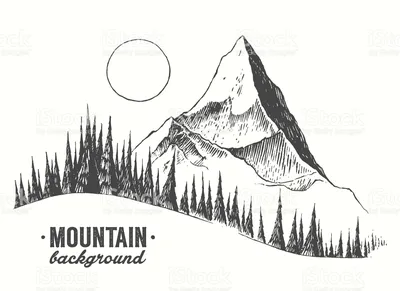 Как нарисовать горы - поэтапный мастер-класс как сделать реалистичный рисунок  гор и холмов | Расписанные холсты, Рисунки пейзажей, Акварельный пейзаж