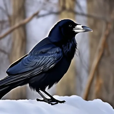 Грач (Corvus frugilegus). Птицы Беларуси.