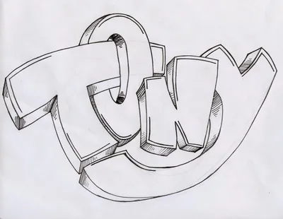 Как нарисовать слово BOOM в стиле граффити поэтапно 2 урока