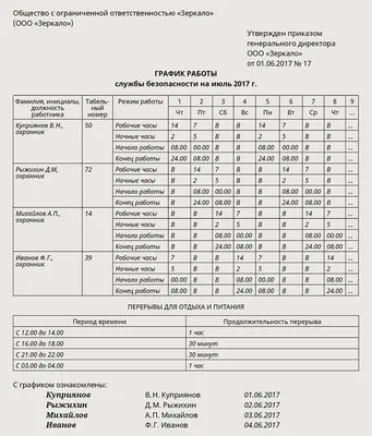 Составьте график работы сотрудников на 2024 год. Вот как это сделать –  Зарплата № 12, Декабрь 2023