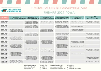 Режим работы магазинов в Новогодние праздники 2020/2021