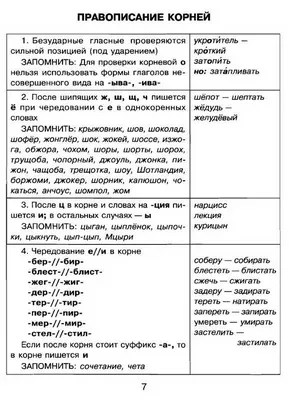 Грамматика русского языка 59 картинок