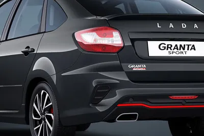 LADA Granta Sport лифтбек 2024 - фото в новом кузове: салон, вид снаружи,  багажник