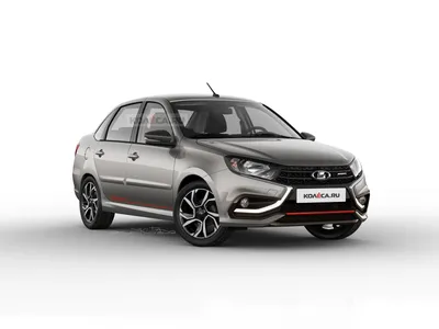 LADA Granta Sport лифтбек 2024 - фото в новом кузове: салон, вид снаружи,  багажник