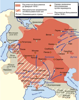 Гражданская война в России. Красная армия. | Пикабу