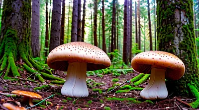 грибы мухоморы в лесу Stock Photo | Adobe Stock