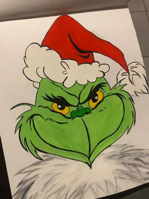 Grinch | Милые рисунки, Легкие рисунки, Арт-челлендж