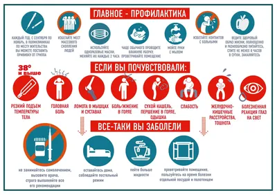 О профилактике заболевания ОРВИ и гриппом