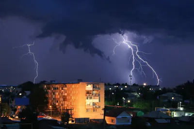 Ночная гроза над раскаленным городом: алматинцы делятся фотографиями молний  - , Sputnik Казахстан