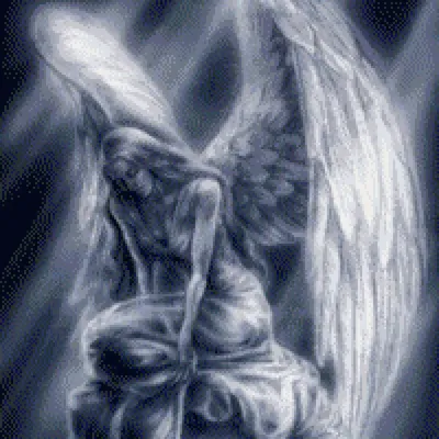 Грустный ангел с одним крылом...