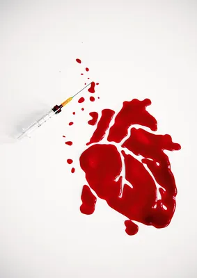 Рисунки с кровью для срисовки карандашом - 46 фото