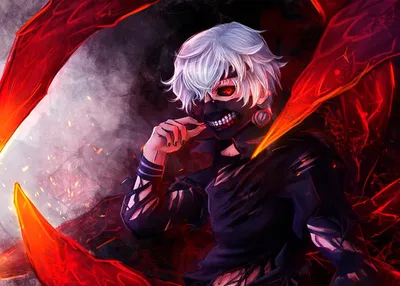 ᐉ Картина постер Gee! Tokyo Ghoul Токийский гуль Манга Аниме 60x40 см TG  