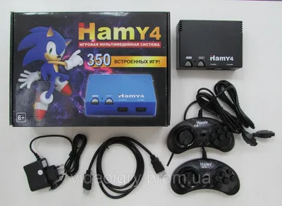 Игровая приставка Hamy 4+350 игр 8-16 bit (синяя) (ID#537753746), цена:  1260 ₴, купить на 