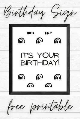 23 Free Happy Birthday Sign Printable (2023 All New Designs) | Parties Made  Personal