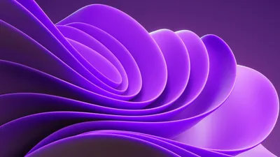 3D background Wallpaper 4K, Windows 11, Purple background