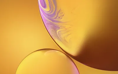 bg35-iphone-xs-max-apple-official-art-yellow-bubble-wallpaper