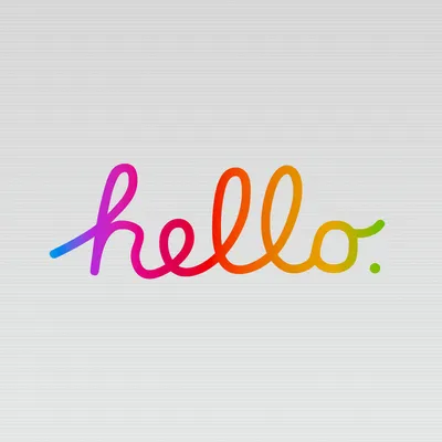 Hello sign Royalty Free Vector Image - VectorStock